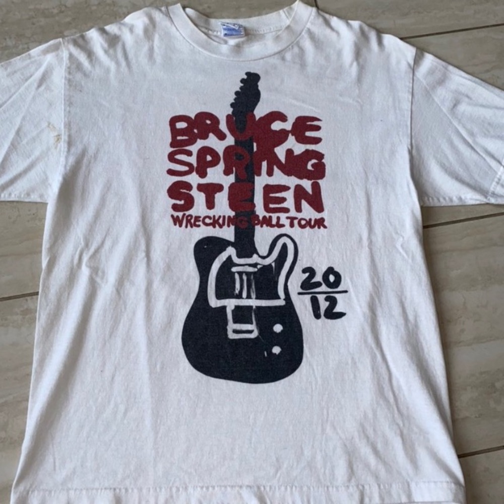 Bruce Springsteen Wrecking Ball tour tee